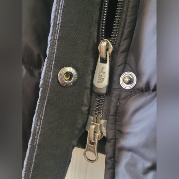 The North Face Women's Metropolis 600 Down Long Parka Puffer Coat Black Large - Picture 5 of 15